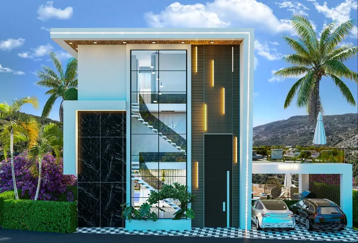 PROJECT OF LUXURY VILLAS IN BEKTASH DISTRICT
