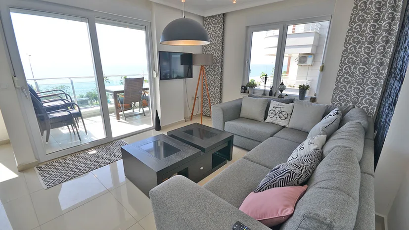 2+1 APARTMENT WITH SEASIDE VIEW IN ALANYA KESTEL.