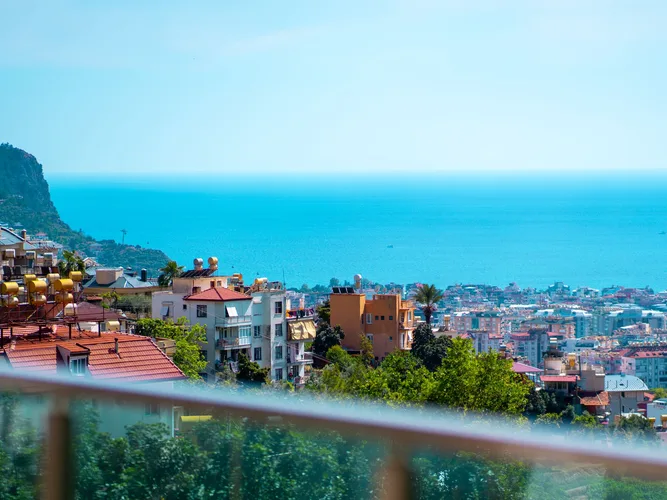 5+1 LUXURY VILLA WITH SEA AND CITY VIEW IN ALANYA BEKTAŞ
