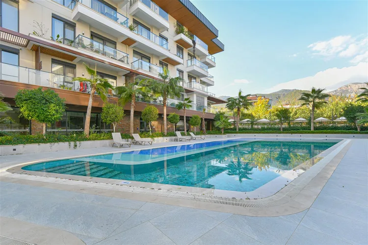 1+1 MOUNTAIN VIEW APARTMENT IN LUXURY COMPLEX IN OBA