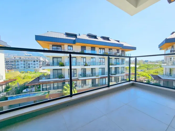 1+1 MOUNTAIN VIEW APARTMENT IN LUXURY COMPLEX IN OBA