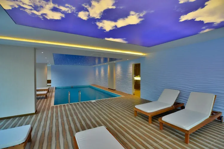 Furnished 1+1 Flat Within a Luxury Complex 150 Metres From the Sea
