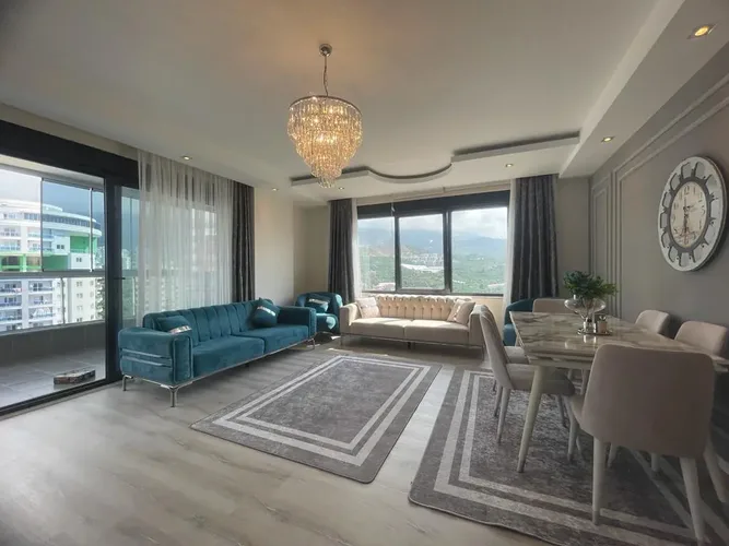 Furnished4+1 Flat with Full Mountain and Nature Views in the Mahmutlar