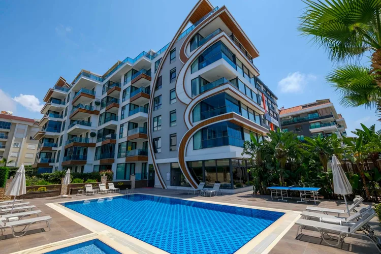 1+1 FURNISHED APARTMENT WITH PRIVATE GARDEN, NEAR THE SEA IN KESTEL