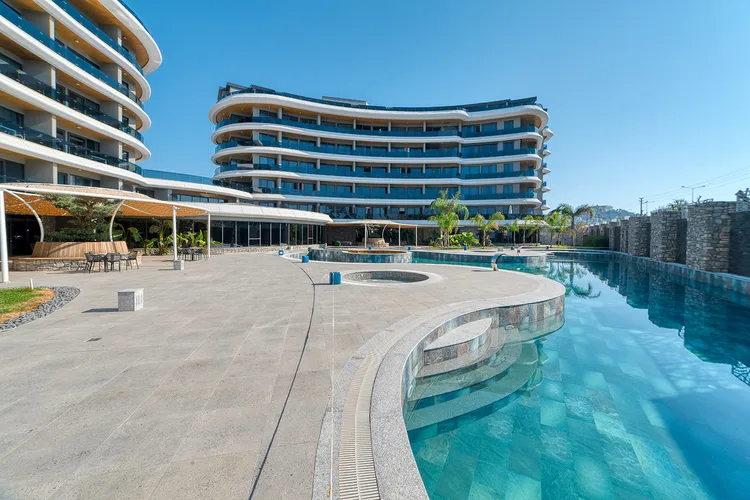 1+1 LUXURY FURNISHED APARTMENT NEAR THE SEA IN KARGICAK