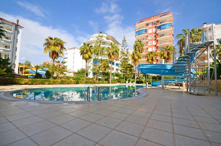 ALANYA SEA FRONT 2+1 FULLY FURNISHED APARTMENT 130m²
