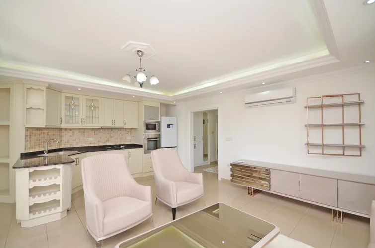 ALANYA SEA FRONT 2+1 FULLY FURNISHED APARTMENT 130m²