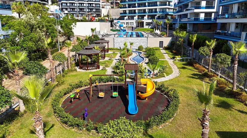 1+1 FULLY FURNISHED APARTMENT WITH VIEW IN ALANYA KARGICAK, 65m²
