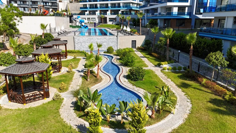 1+1 FULLY FURNISHED APARTMENT WITH VIEW IN ALANYA KARGICAK, 65m²