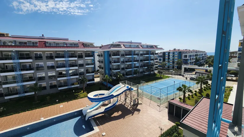 1+1 FULLY FURNISHED APARTMENT IN A ACTIVE COMPLEX IN KESTEL, ALANYA