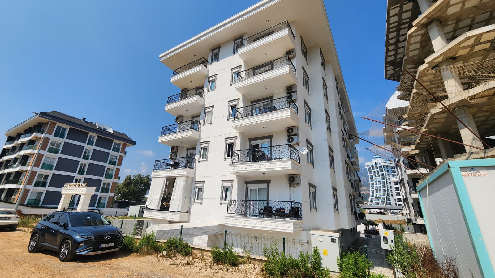 NEW 1+1 FURNISHED APARTMENT IN MAHMUTLAR, ALANYA, CLOSE TO THE SCHOOL