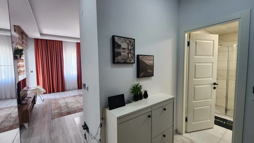 NEW 1+1 FURNISHED APARTMENT IN MAHMUTLAR, ALANYA, CLOSE TO THE SCHOOL
