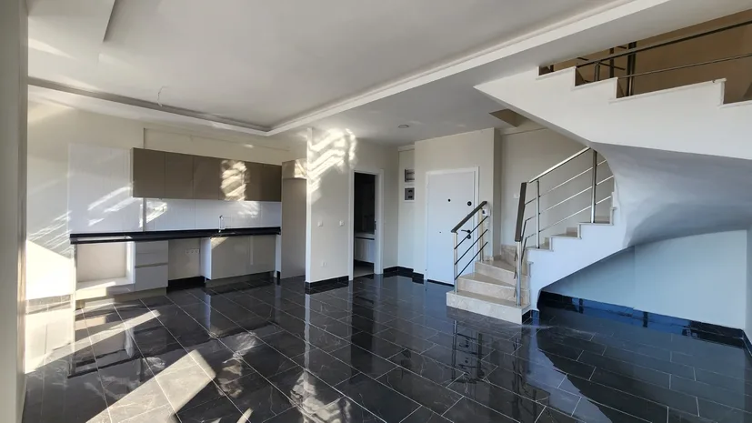 NEW 2+1 DUPLEX APARTMENT WITH SEA VIEW IN ALANYA MAHMUTLAR