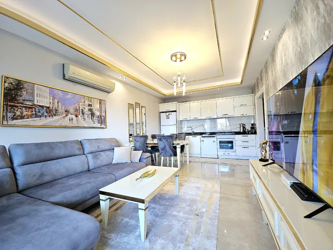 2+1 LUXURY FURNISHED APARTMENT IN A FULLY ACTIVE COMPLEX IN MAHMUTLAR