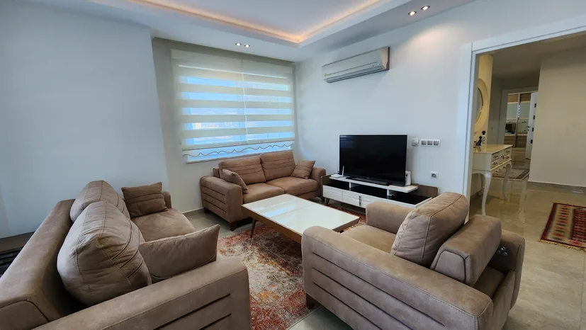 ALANYA MAHMUTLARDA DAĞ MANZARALI 3+1 EŞYALI DAİRE 