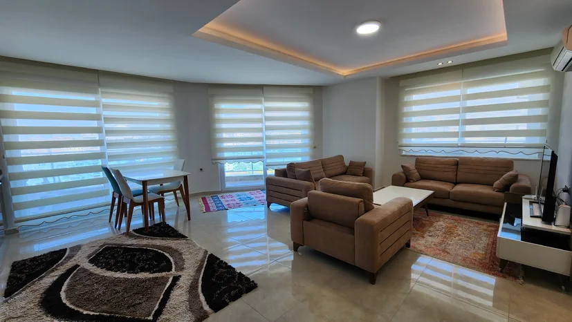 ALANYA MAHMUTLARDA DAĞ MANZARALI 3+1 EŞYALI DAİRE 