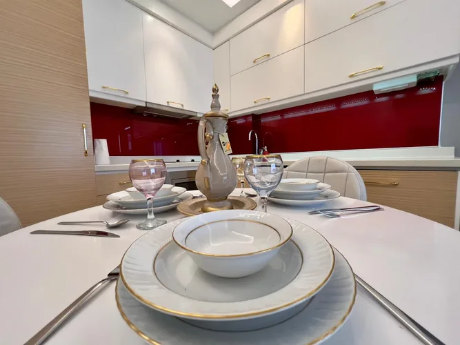 1+1 LUXURY FURNISHED APARTMENT NEAR THE SEA IN ALANYA KESTEL