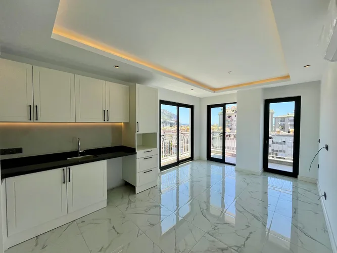 NEW 2+1 APARTMENT WITH CASTLE VIEW IN ALANYA CENTER
