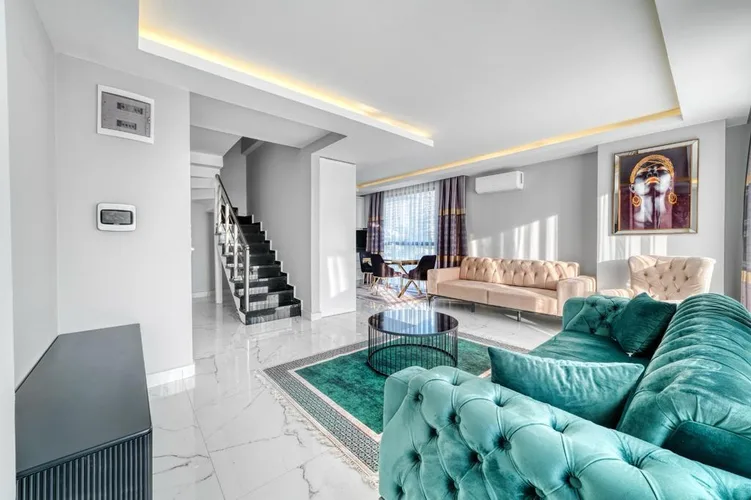 FULLY ACTIVE 2+1 REVERSE DUPLEX APARTMENT IN ALANYA MAHMUTLAR