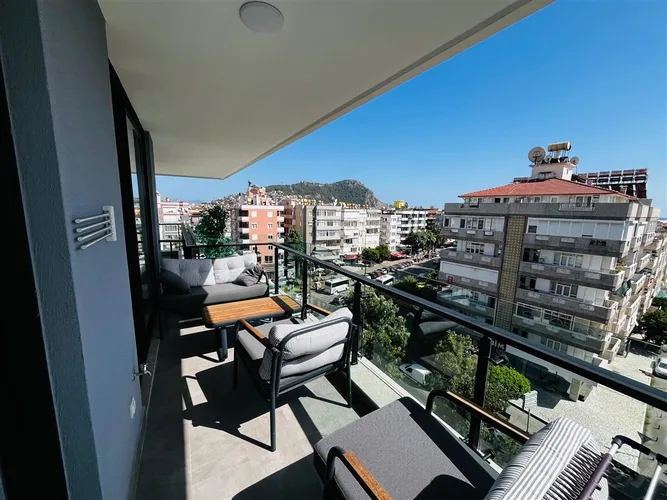 1+1 FURNISHED APARTMENT 100 METERS FROM ALANYA CLEOPATRA BEACH