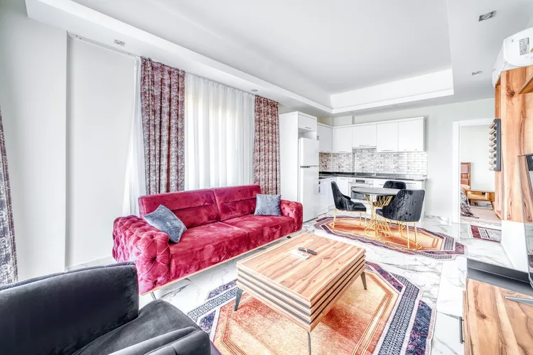 1+1 LUXURY FURNISHED APARTMENT IN AVSALLAR IN A FULLY ACTIVE COMPLEX
