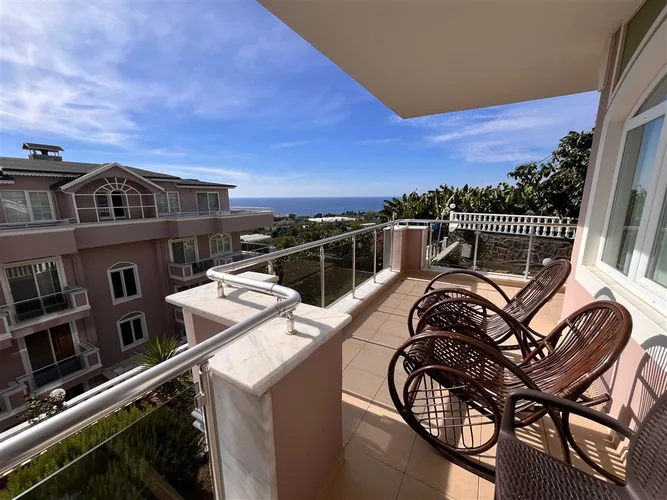 3+1 SEA VIEW APARTMENT IN ALANYA DEMİRTAŞ HOUSING COMPLEX