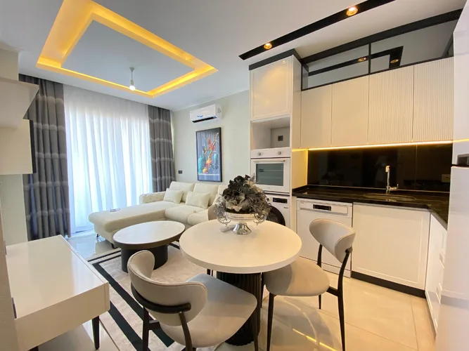 1+1 LUXURY FURNISHED APARTMENT FOR SALE IN ALANYA HASBAHÇE