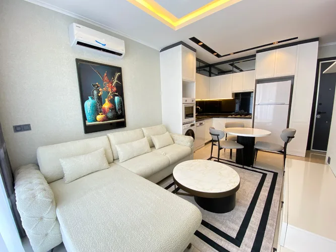 1+1 LUXURY FURNISHED APARTMENT FOR SALE IN ALANYA HASBAHÇE