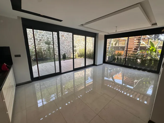 2+1 APARTMENT WITH PRIVATE GARDEN IN ALANYA HASBAHÇE 140m²