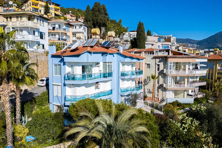 1+1 APARTMENT WITH SPECTACULAR SEA AND CITY VIEW IN ALANYA