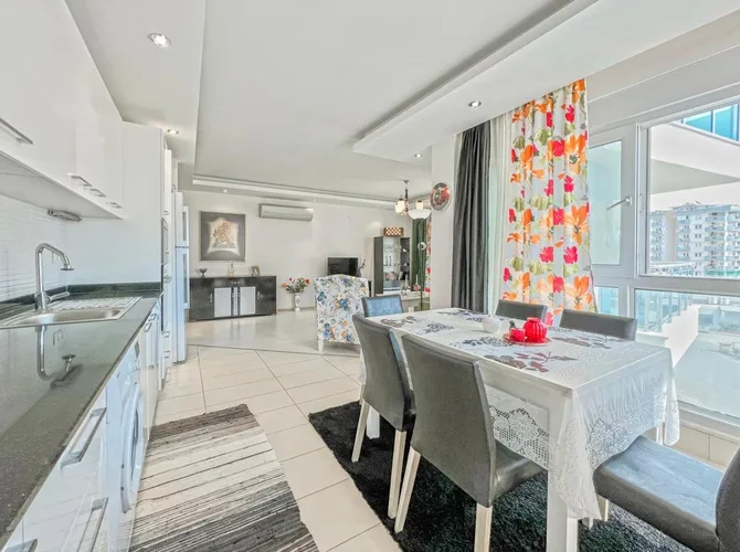 2+1 FURNISHED APARTMENT IN A FULLY ACTIVE COMPLEX IN ALANYA CİKCİLLİ