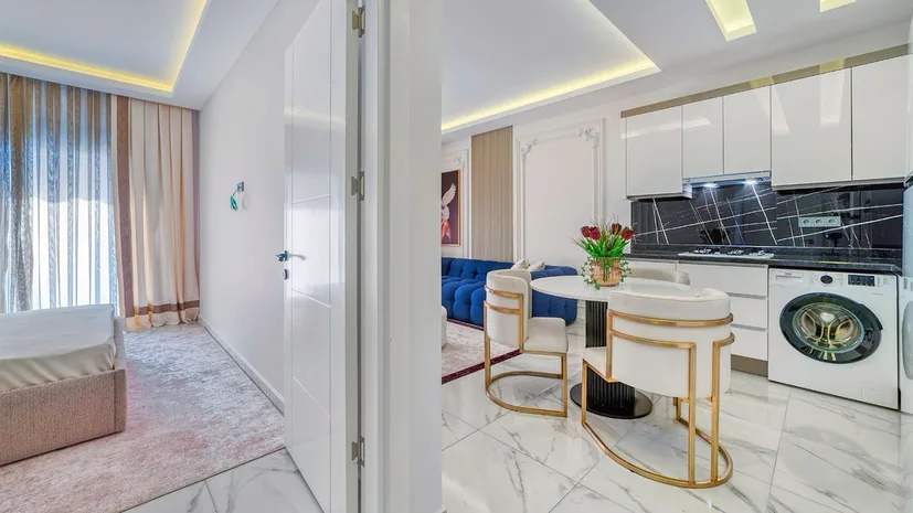 ACTIVE 1+1 LUXURY FURNISHED APARTMENT IN ALANYA AVSALLAR, 57m²