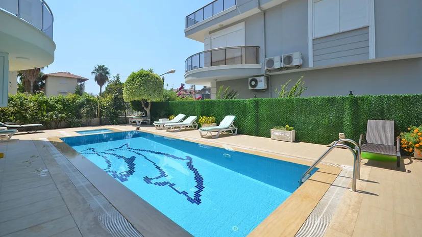 DETACHED VILLA WITH PRIVATE POOL, 3+1 FURNISHED, IN ALANYA KONAKLI.