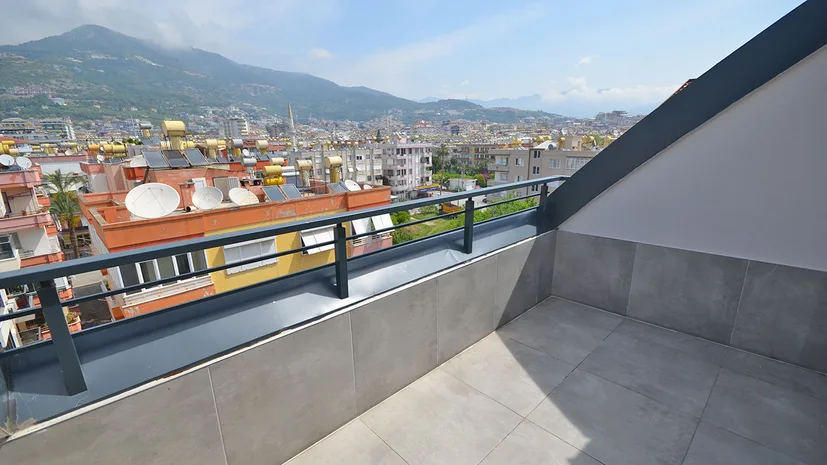 2+1 DUPLEX FURNISHED APARTMENT WITH CASTLE VIEW IN ALANYA