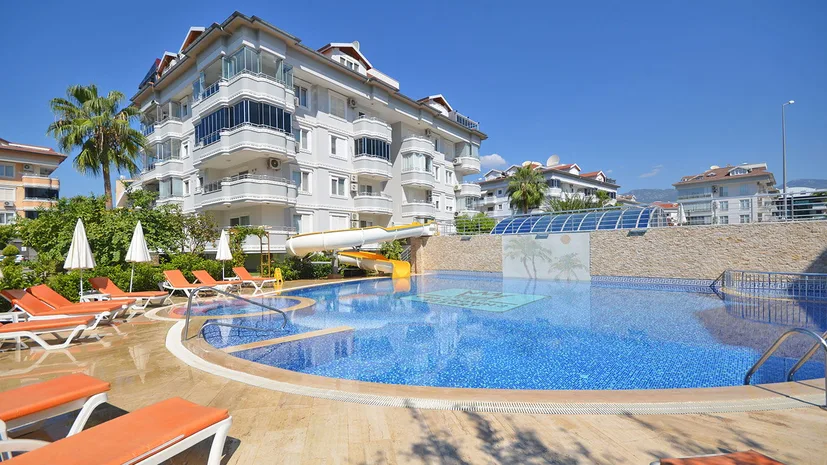 3+1 DUPLEX FURNISHED APARTMENT IN A CENTRAL LOCATION IN ALANYA OBA.