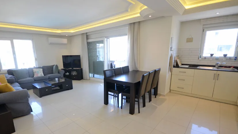 3+1 DUPLEX FURNISHED APARTMENT IN A CENTRAL LOCATION IN ALANYA OBA.