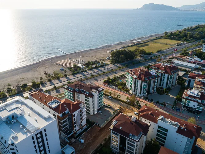 LUXURIOUSLY FURNISHED 4+1 DUPLEX APARTMENT WITH SEA VIEW IN KESTEL.