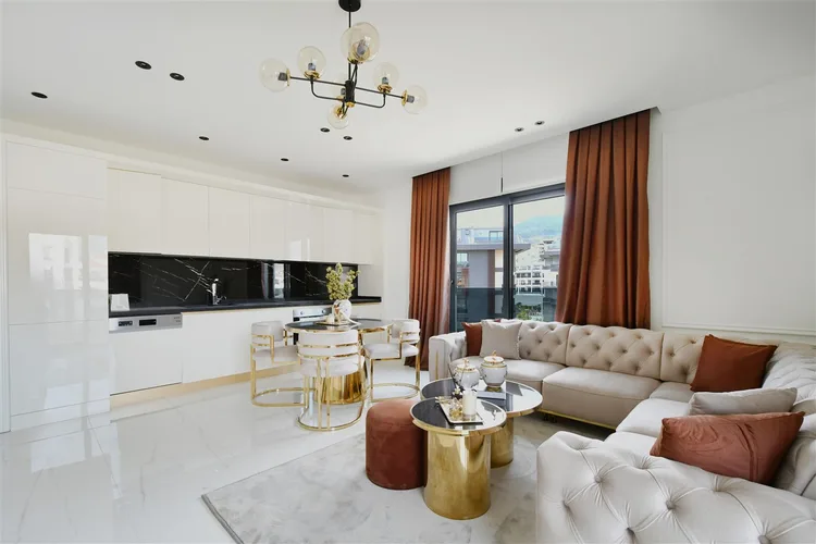 2+1 LUXURY FURNISHED APARTMENT IN ALANYA OBA CENTER.