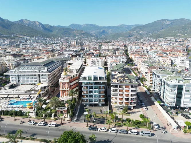 LUXURY FURNISHED 1+1 APARTMENT RIGHT ON THE BEACH IN TOSMUR, ALANYA.