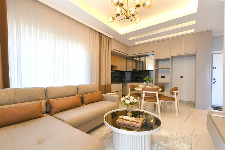 LUXURY FURNISHED 1+1 APARTMENT WITH FULL AMENITIES IN ALANYA OBA.