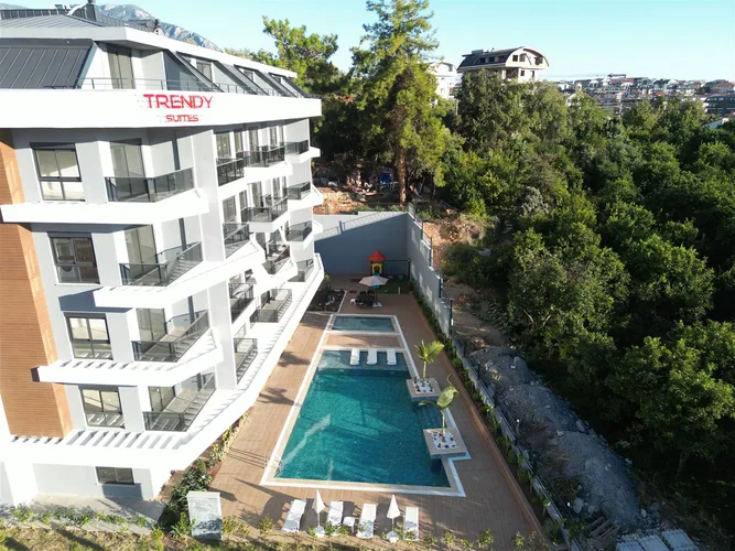 1+1 FURNISHED APARTMENT WITH NATURE VIEW IN ALANYA OBA.