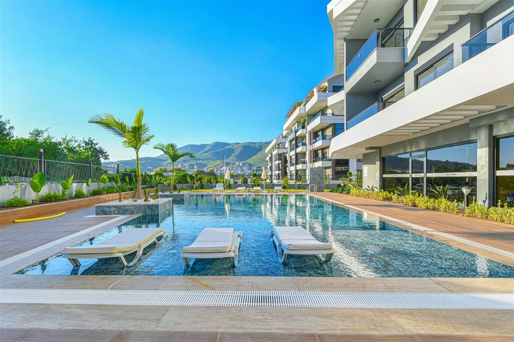 1+1 FURNISHED APARTMENT WITH NATURE VIEW IN ALANYA OBA.