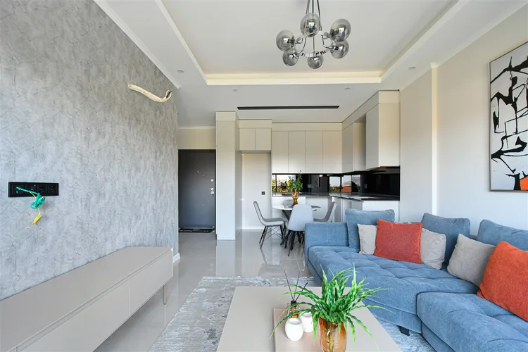 1+1 FURNISHED APARTMENT WITH NATURE VIEW IN ALANYA OBA.