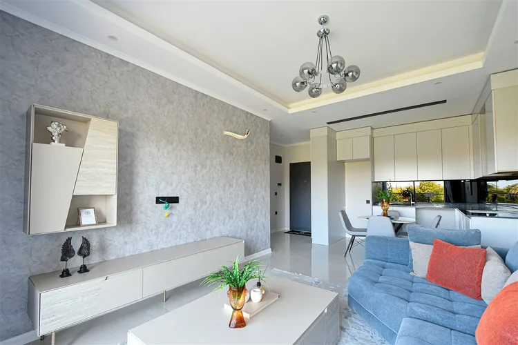 1+1 FURNISHED APARTMENT WITH NATURE VIEW IN ALANYA OBA.