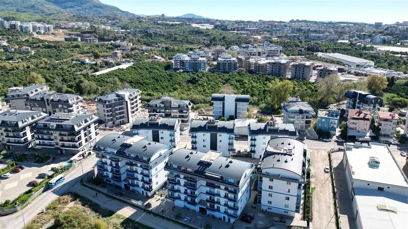 1+1 FURNISHED APARTMENT IN A GATED COMMUNITY IN ALANYA OBA.
