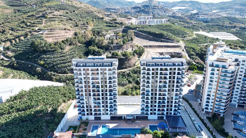 LUXURY FURNISHED 1+1 APARTMENT IN ALANYA MAHMUTLAR.