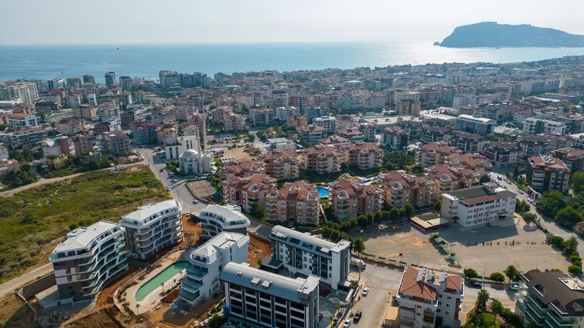 3+1 FULLY FURNISHED APARTMENT FOR SALE IN A GATED COMMUNITY IN ALANYA OBA