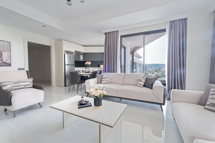 3+1 LUXURY FURNISHED APARTMENT IN ALANYA'S MOST PRESTIGIOUS PROJECT.
