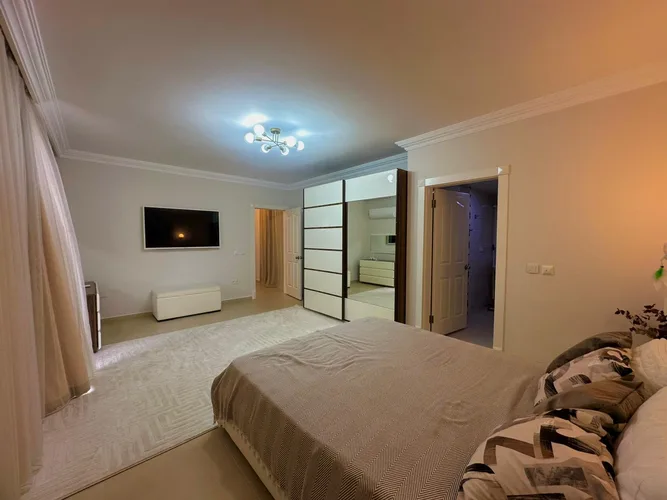BEACHFRONT 3+1 DUPLEX APARTMENT WITH PRIVATE SAUNA IN MAHMUTLAR, 180 m²