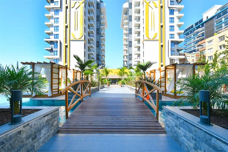 FURNISHED 2+1 APARTMENT IN HOTEL CONCEPT IN ALANYA MAHMUTLAR